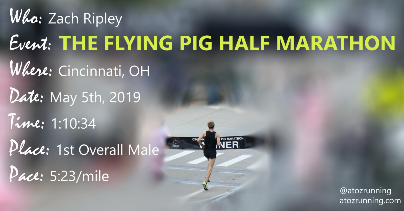 The Flying Pig Half Marathon Recap AtoZrunning